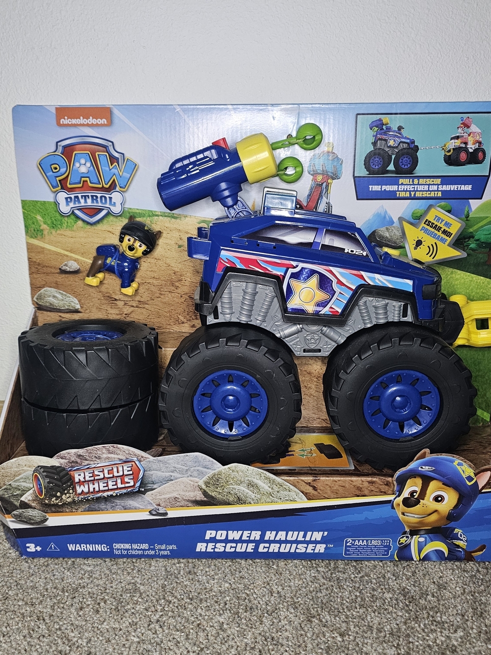 Paw Patrol Blue Power Haulin' Rescue Cruiser Toy Truck